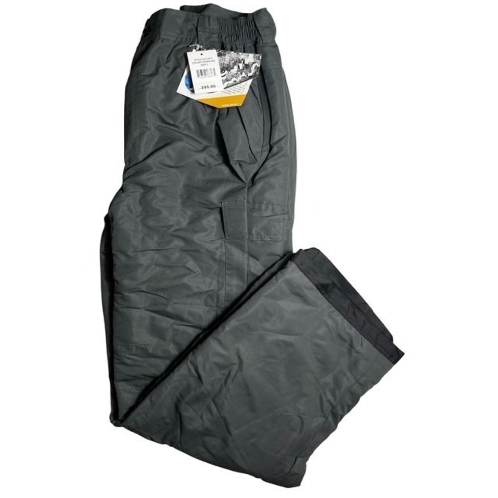 Pulse Me Mens Sz L Ski Or Snowboarding Pants Charcoal 100% Polyester NWT -1422